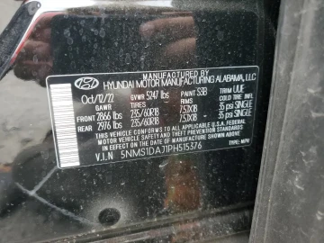 2023 Hyundai Santa Fe с пробегом 5 132 км