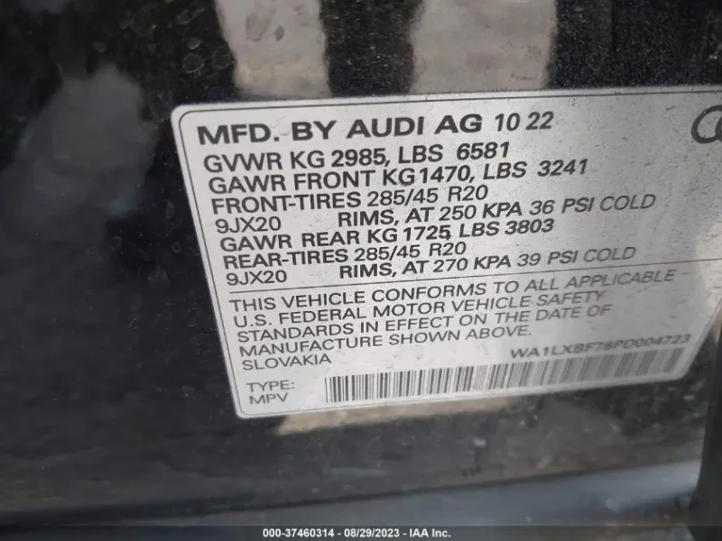 2022 Audi Q7 с пробегом 6 240 миль