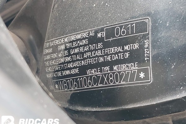 2011 BMW K1600, GT с пробегом 96 512 км