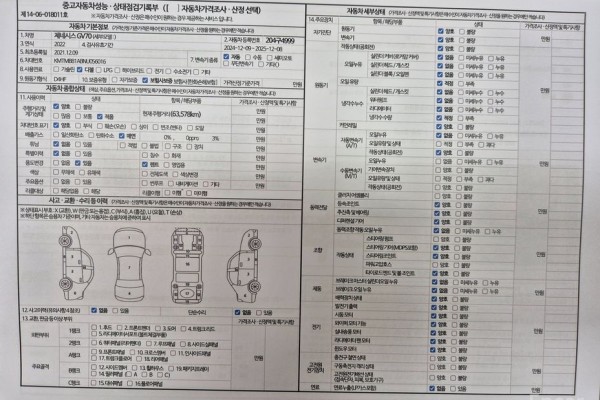 2021 Genesis GV70 с пробегом 64 000 км