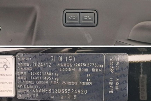 2025 Kia Carnival с пробегом 19 400 км