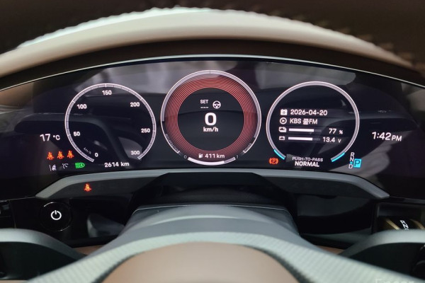 2025 Porsche Taycan с пробегом 2 612 км