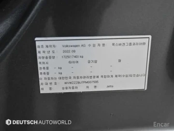 2022 Volkswagen Jetta с пробегом 37 115 км
