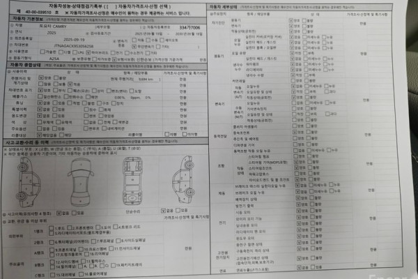2025 Toyota Camry с пробегом 9 698 км