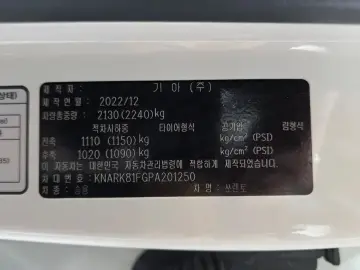 2023 Kia Sorento с пробегом 109 673 км