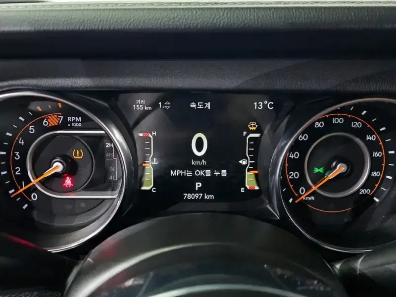 2023 Jeep Wrangler с пробегом 78 097 км