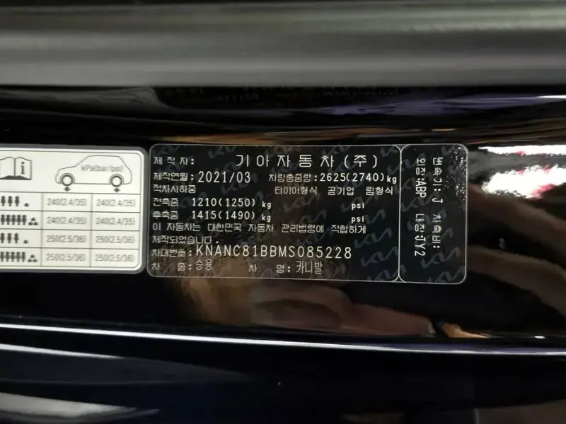 2021 Kia Carnival с пробегом 122 506 км