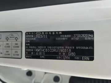 2023 Genesis GV80 с пробегом 41 177 км