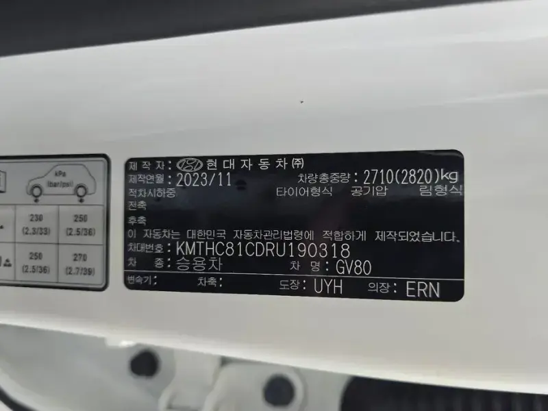 2023 Genesis GV80 с пробегом 41 177 км