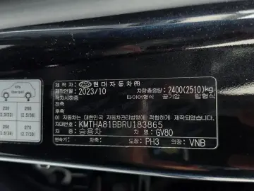 2023 Genesis GV80 с пробегом 62 996 км