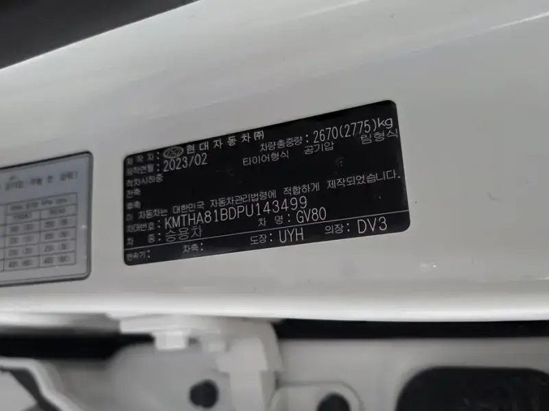 2023 Genesis GV80 с пробегом 80 724 км