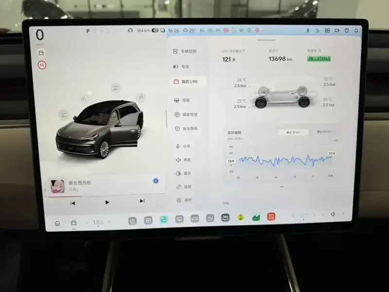 2025 Nio Onvo L90 с пробегом 13 600 км