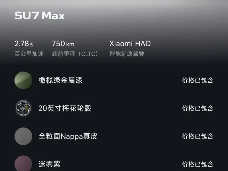 2024 Xiaomi SU7 с пробегом 55 000 км