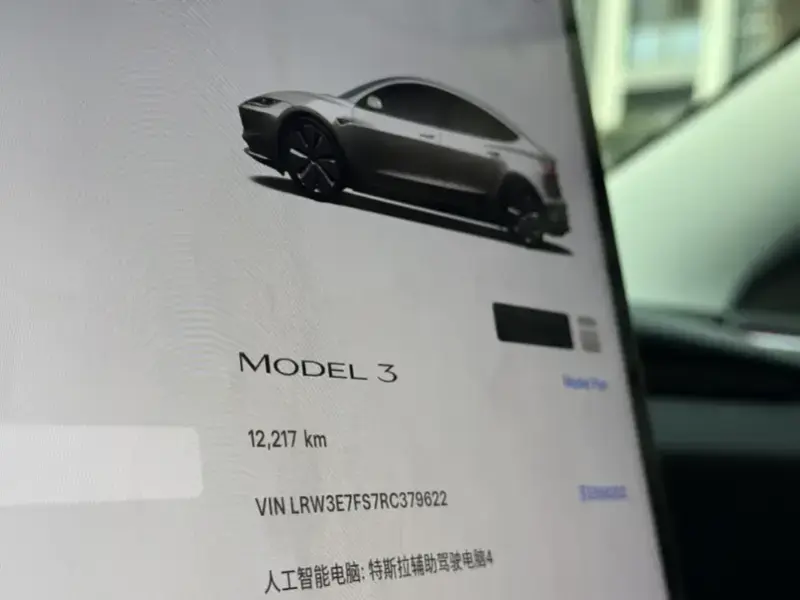 2023 Tesla Model 3 с пробегом 12 000 км