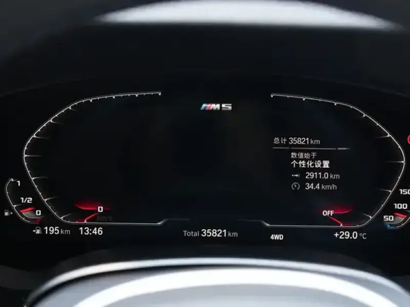 2021 BMW M5 с пробегом 33 000 км