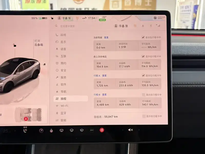 2025 Tesla Model Y с пробегом 55 000 км